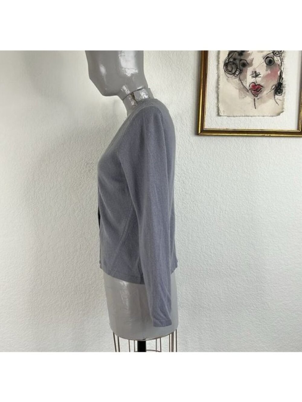 Pure Collection Cashmere Button Front Cardigan - Picture 5 of 8